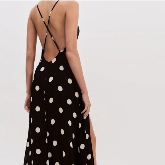 Reformation • Zani Dress in Moon Dot - size 2 - Picture 4 of 9